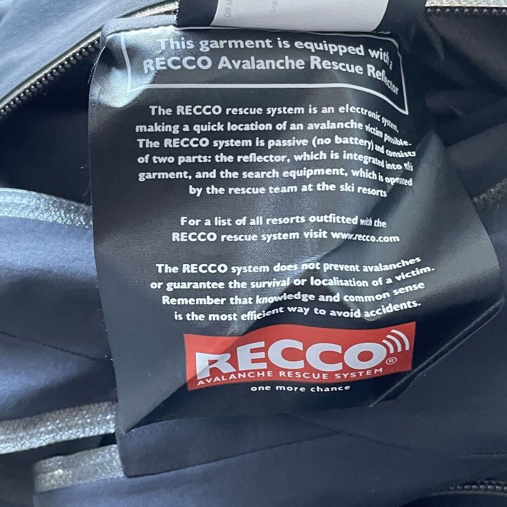 Arc'teryx Mens Sz 2XL GoreTex Pants Snow Ski Pants Black Lightweight Nylon Shell - Picture 16 of 16